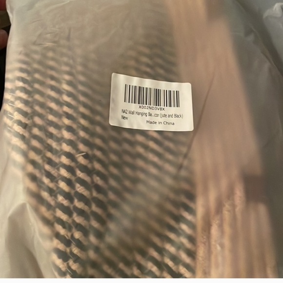 2 Hanging Woven Wall Storage Basket - Picture 4 of 6